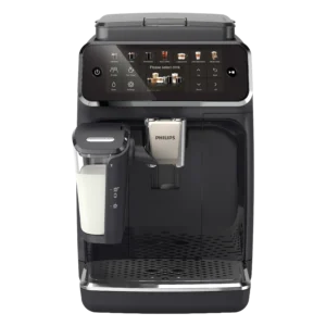 Cafetera superautomática - Philips EP4441/50, LatteGo, SilentBrew, 20 Bebidas, 15 bar, AquaClean, Molinillo Cerámico, Aroma Extract, Negro