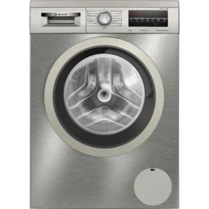Lavadora carga frontal - Bosch WUU28T8XES, 8 kg, 1.400 rpm, 15 programas, Inox