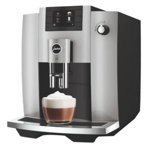 Cafetera superautomática - Jura 15440 E6 Platinum, 15 bar, 1.450 W, 2 tazas, WiFi, Plata