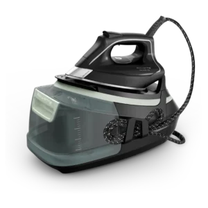 Centro de planchado - Rowenta Eco Steam Pro DG9621, 2800 W, 7.8 bar, 140 g/min, Golpe Vapor 500 g/min, 1.3 L, Suela Microsteam 400 HD 3D Laser, Verde