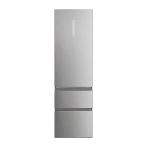Frigorífico combi - Haier Series 5 HTW5620CNMG, No Frost, 205 cm, 414 l, My Zone, Direct Access, Inox