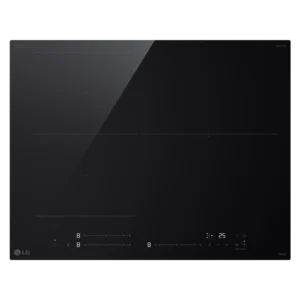 Placa inducción - LG CBIZ2432B, 3 Zonas, 1 Zona Flex, Ancho 59 cm, Cristal Negro