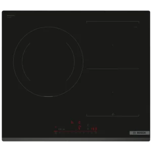 Placa inducción - Bosch PVJ631HC1E, 2 Zonas Flex, Zona grande 28 cm, Home Connect, 59.2 cm, Negro