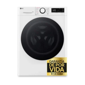 Lavadora carga frontal - LG F4WR6010A0W, Serie 600, 10 kg, 1400 rpm, 12 programas, AI Direct Drive™, TurboWash™360˚, Blanco