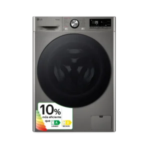 Lavadora secadora - LG F4DR7009AGS, Serie 700, 9 kg/6 kg, 1400 rpm, 14 programas, Inox antihuellas