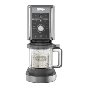 Heladera - Ninja CREAMi Deluxe 10-en-1, 10 programas, 2 tarrinas de 706ml, Tecnología avanzada Creamify, Plata