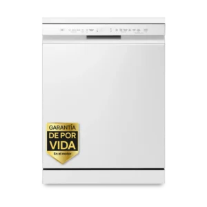 Lavavajillas - LG DF355FW, 14 servicios, 9 programas, 60 cm, LED táctil, Tercera bandeja, QuadWash™, ThinQ™, Blanco