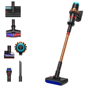 Aspirador escoba - Dyson V16 Piston Animal Submarine™, Friegasuelos, 3en1, Potencia succión 315 AW, Autonomía 70 min, Black/Cooper