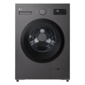Lavadora carga frontal - LG F4A10S8NDK, 8 kg, 1400 rpm, 8 programas, Grafito Silver