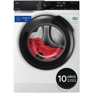 Lavadora carga frontal - AEG LFSR7304L4BP, 11 kg, 1400 rpm, 12 programas, Programa Higiene con vapor, Cajón extra largo, Blanco