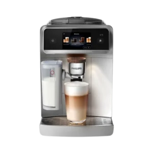 Cafetera superautomática - Philips Café Aromis EP8757/20, 15 Bar, 54 Bebidas, LatteGo Pro, SilentBrew, AquaClean, 1,9 L, 8 Perfiles, 3 Años Garantía