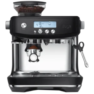 Cafetera express - Sage the Barista Pro™, 15 bar, 1680 W, 2 Tazas, Microespumado manual artesanal, Dosing Funnel™, Negro