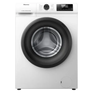 Lavadora carga frontal - Hisense WF1Q1041BW, 10 kg, 1400 Rpm, Función Vapor, Pausar & Añadir, Blanco