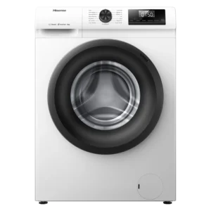 Lavadora carga frontal - Hisense WF1Q8041BW, 8 kg, 1400 Rpm, Función Vapor, Pausar & Añadir, Blanco
