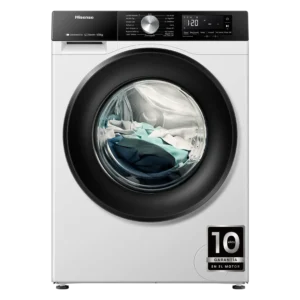 Lavadora secadora - Hisense WD3S8043BW3, 8 kg/5 kg, 1400 rpm, 16 programas, Función Vapor, WiFi, Blanco