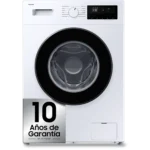 Lavadora carga frontal - Samsung WW80FG3M05AWEC, 8 kg, 1400 rpm, 12 programas, Motor Digital Inverter, Clase A, Blanco