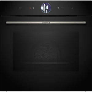 Horno a vapor - Bosch HSG7361B1, Multifunción, Hidrolítica, 71 l, Steam Plus, Pantalla táctil TFT Plus, 59.4 cm, Negro