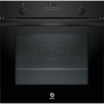 Horno - Balay 3HB5159N4, Serie Cristal, Multifunción, Hidrolítica, 71 l, Función Freidora de Aire, Aire Caliente 3D Profesional, 60 cm, Cristal Negro