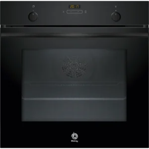 Horno - Balay 3HB5159N4, Serie Cristal, Multifunción, Hidrolítica, 71 l, Función Freidora de Aire, Aire Caliente 3D Profesional, 60 cm, Cristal Negro