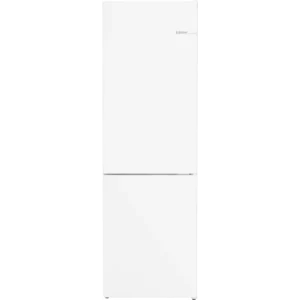 Frigorífico combi - BOSCH KGN362WED, Serie 4, Total No Frost, 186 cm, 326 l, Cajón VitaFresh, Sistema MultiAir Flow, Blanco