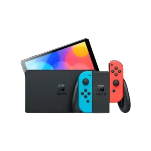 Consola - Nintendo Switch OLED, 7", Joy-Con, 64 GB, Azul y Rojo Neón