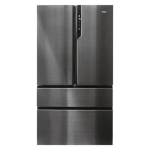 Frigorífico americano - Haier FD 100 Series 7 HB26FSNAAA, No Frost, 190 cm, 750 l, Fabricador de hielo, My Zone Plus, Negro