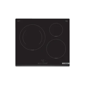 Placa inducción - Bosch PUJ631BB5E, 3 zonas, 28 cm, Función Sprint, Control TouchSelect, 60 cm, Negro