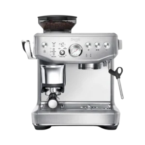 Cafetera express - Sage Barista Express Impress SES876BSS4EEU1, 1850 W, Calefacción Thermocoil, Función 2 tazas, 9 bar, Plata