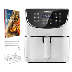 Freidora de aire - COSORI Premium Chef, 1700 W, 5,5 l, Blanco