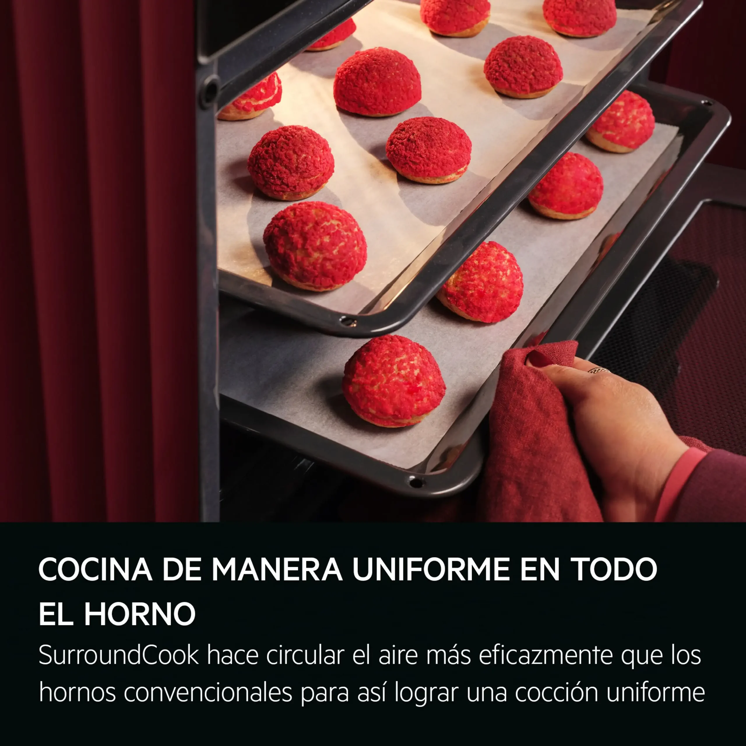 Horno a vapor - AEG Serie 9000 TP9SK821B, Integrable, Hidrolítica, 45 l, 595 mm, Negro - Imagen 5