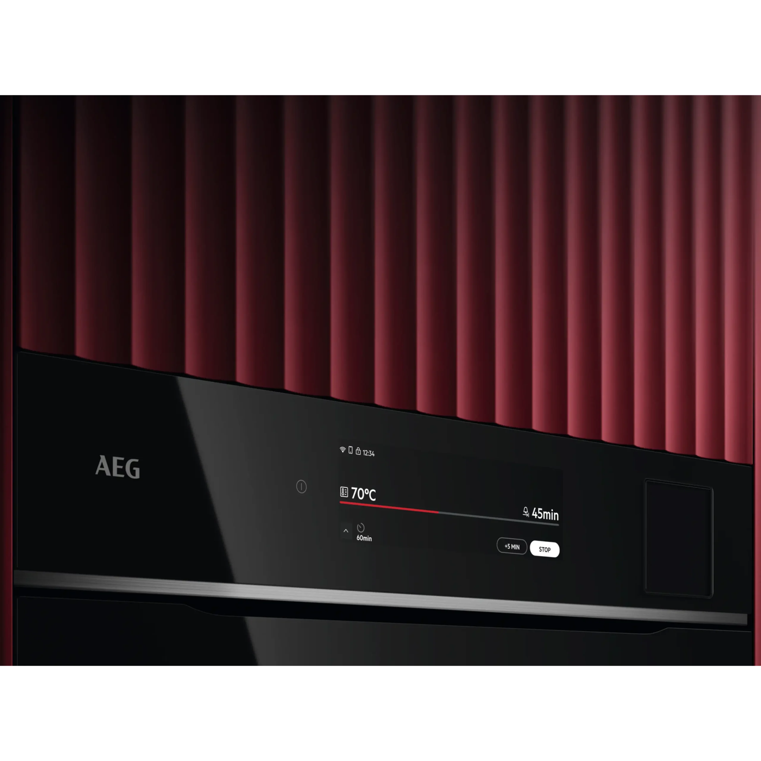 Horno a vapor - AEG Serie 9000 TP9SK821B, Integrable, Hidrolítica, 45 l, 595 mm, Negro - Imagen 9