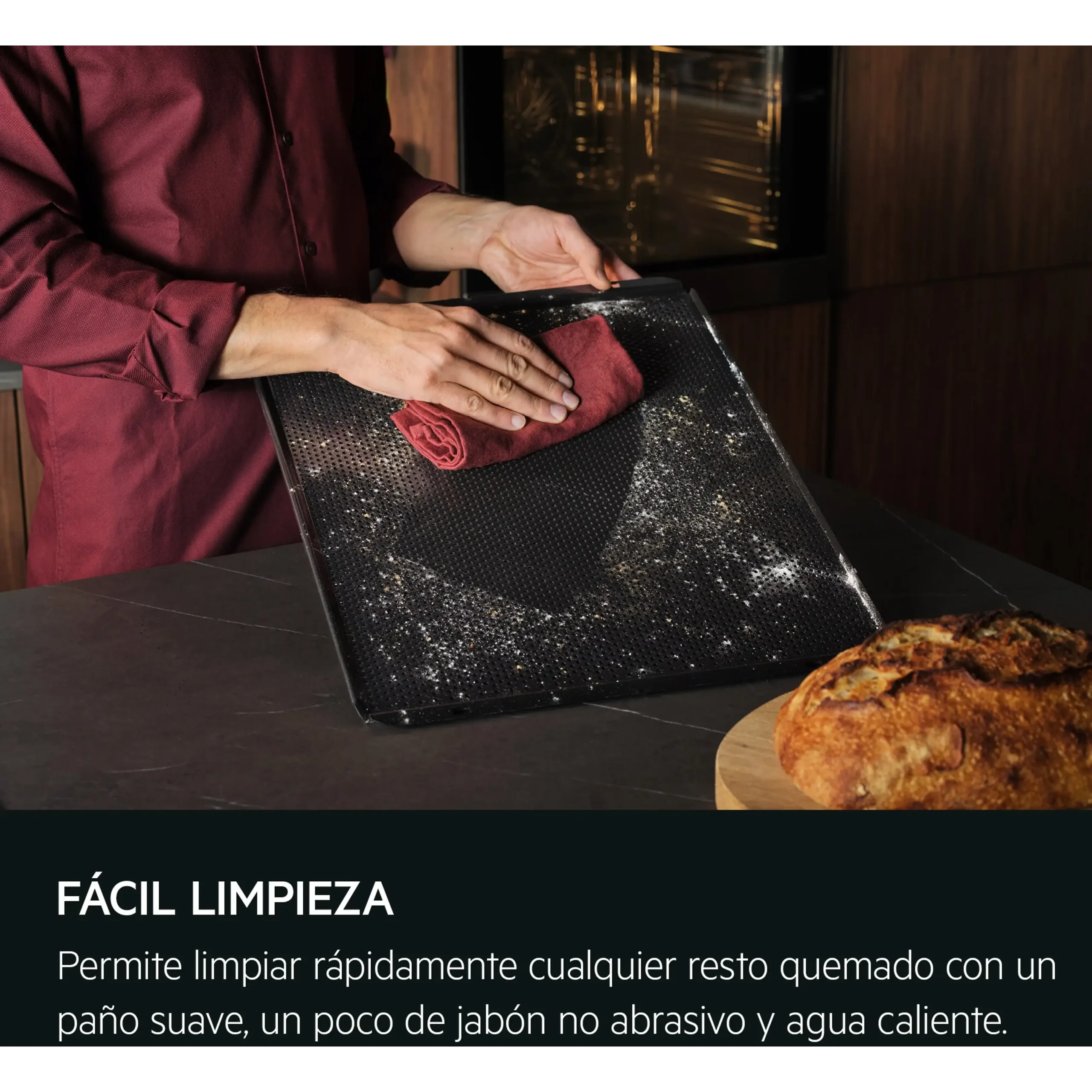 Horno a vapor - AEG Serie 9000 TP9SK821B, Integrable, Hidrolítica, 45 l, 595 mm, Negro - Imagen 4